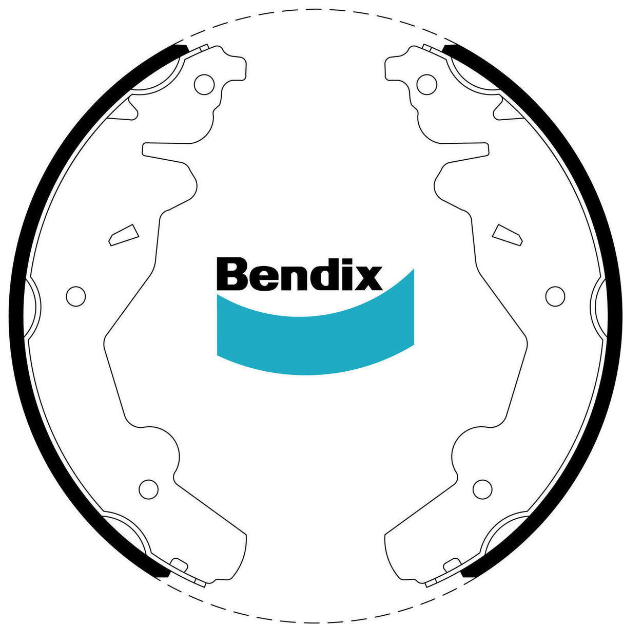 Bendix BS1754 Brake Shoe Set