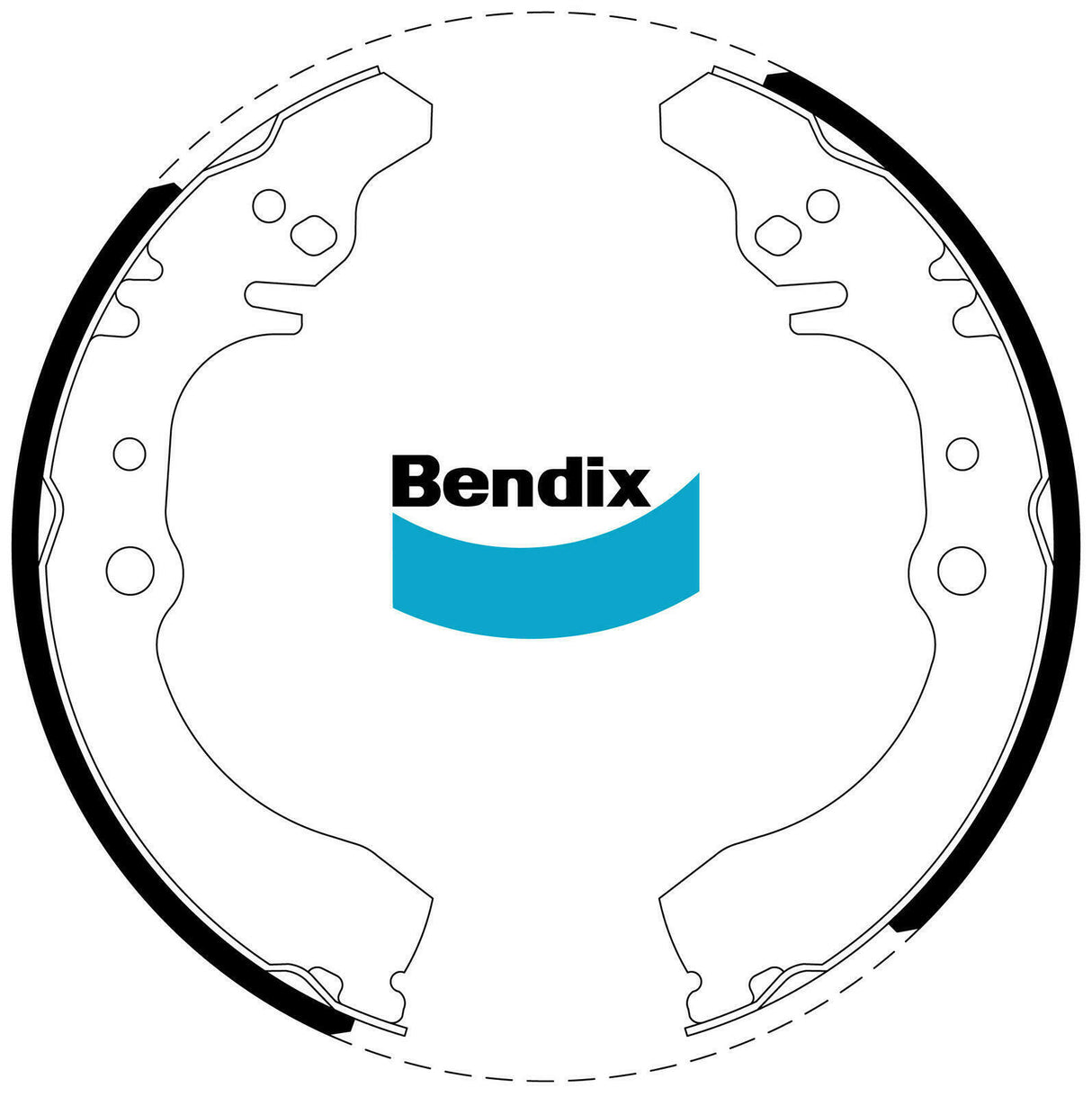 Bendix BS1755 Brake Shoe Set