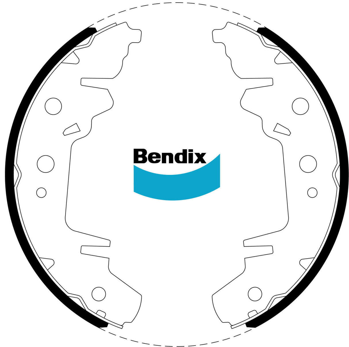 Bendix BS1756 Brake Shoe Set