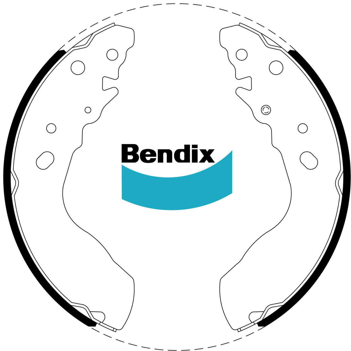 Bendix BS1758 Brake Shoe Set