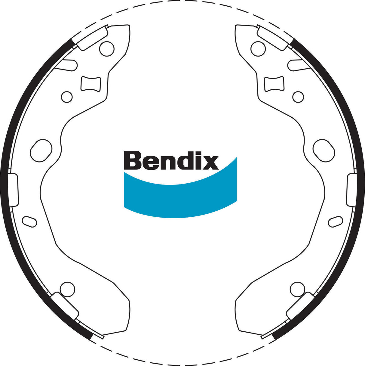 Bendix BS1771 Brake Shoe Set