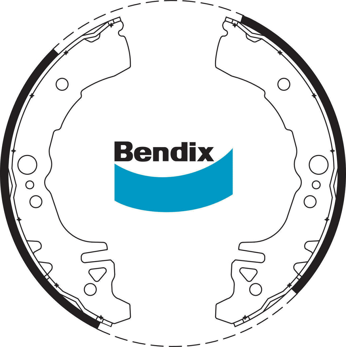 Bendix BS1772 Brake Shoe Set