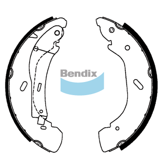 Bendix BS1773 Brake Shoe Set
