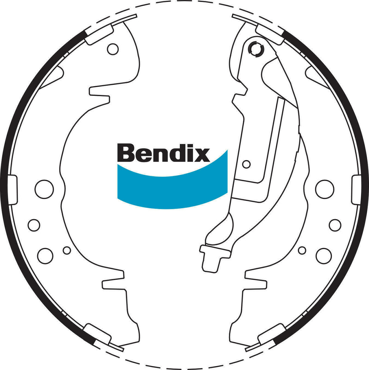 Brake Shoe Set Bendix BS1778 for Hyundai Terracan HP SUV 3.5 i V6 3.5LTP G6CU