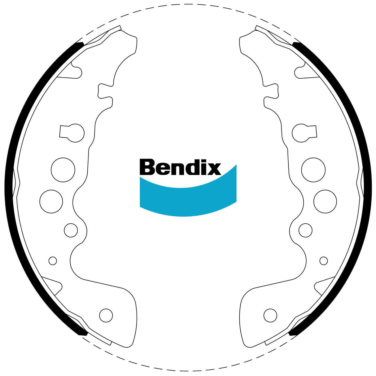 Bendix BS1787 Brake Shoe Set