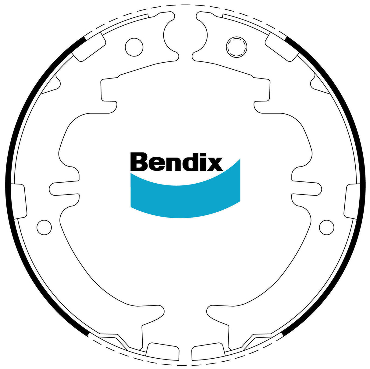 Brake Shoe Set Bendix BS1794 for Toyota RAV 4 GSA33 SUV 3.5 3.5LTP 2GR FE