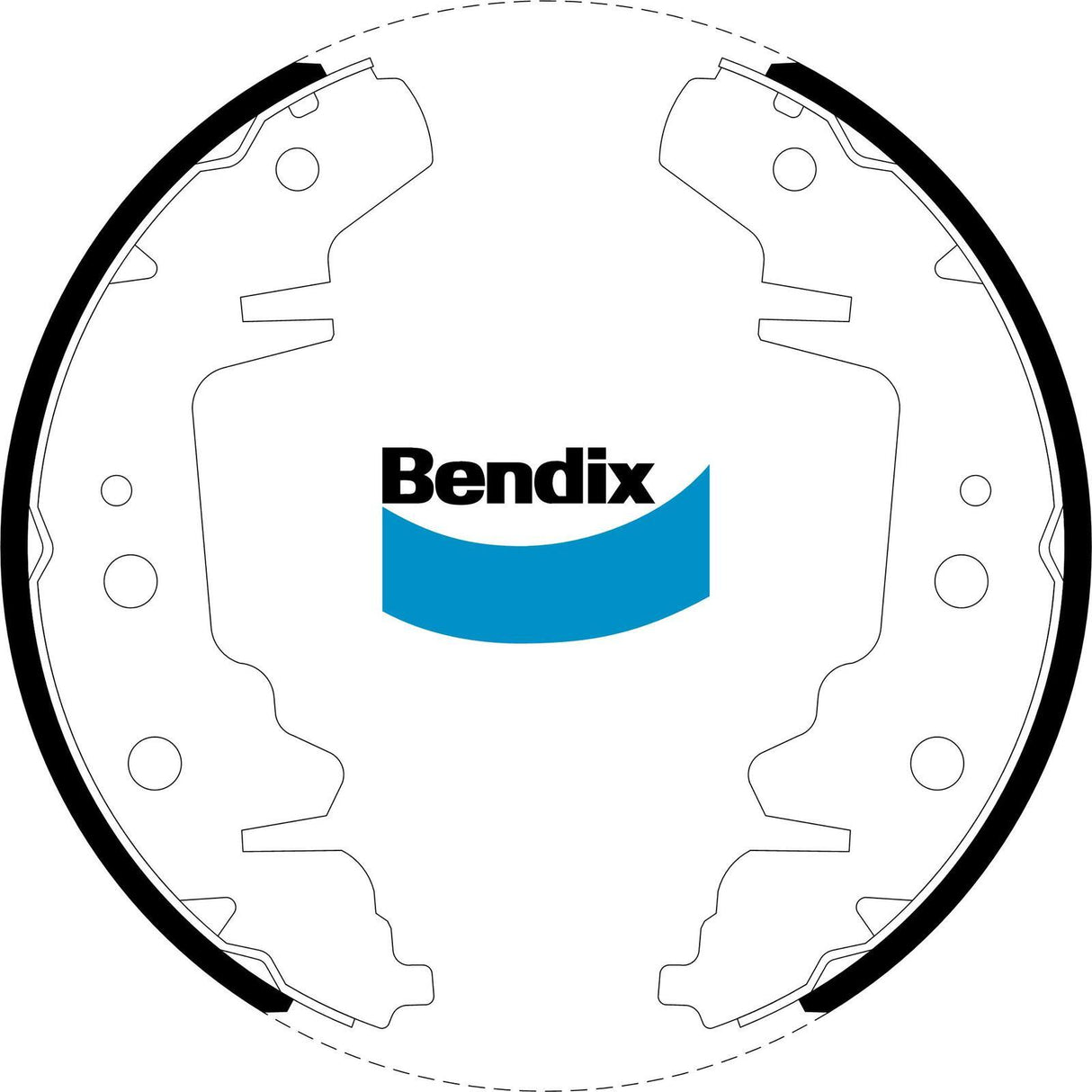 Bendix BS1802 Brake Shoe Set
