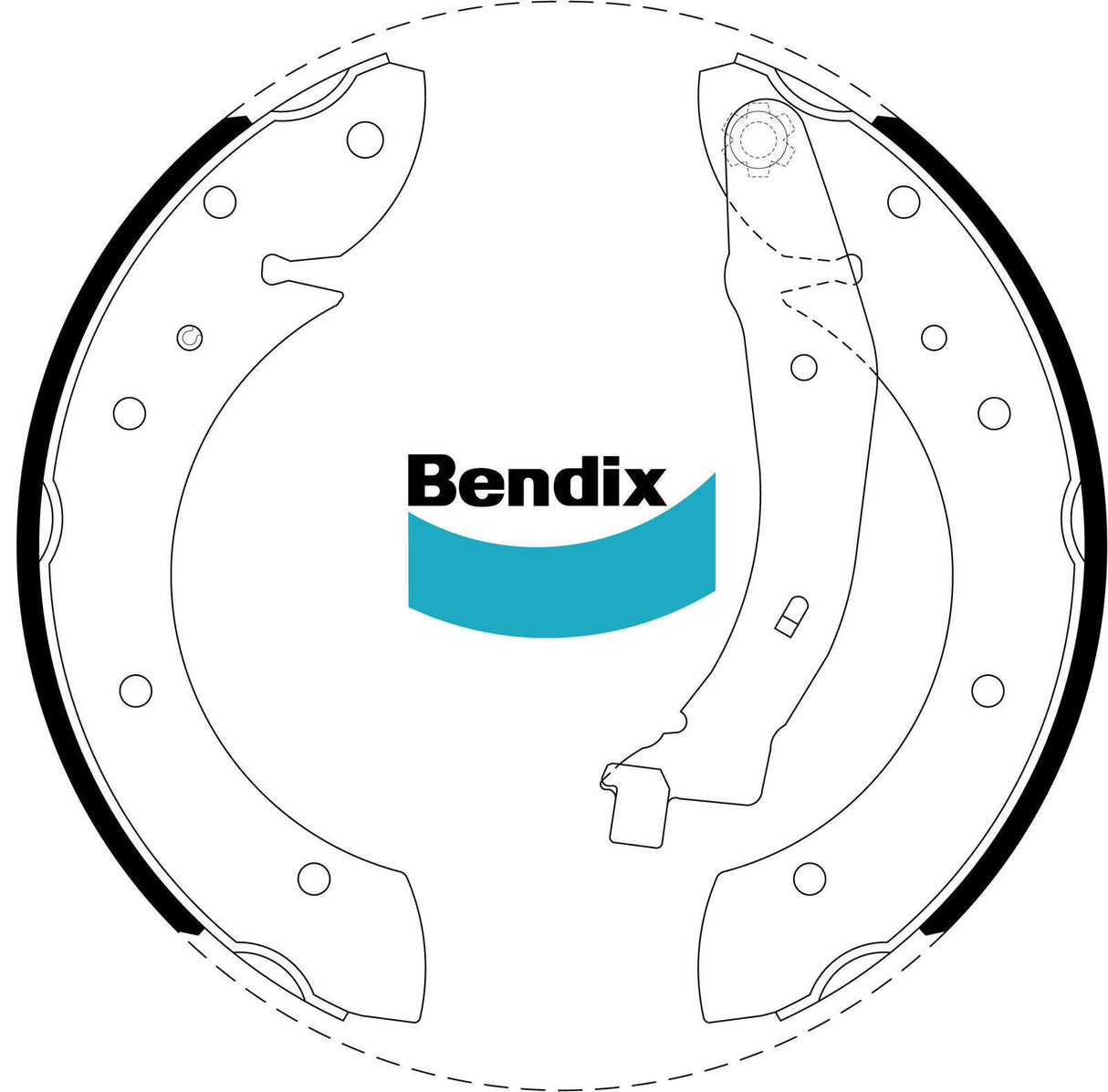 Bendix BS1805 Brake Shoe Set