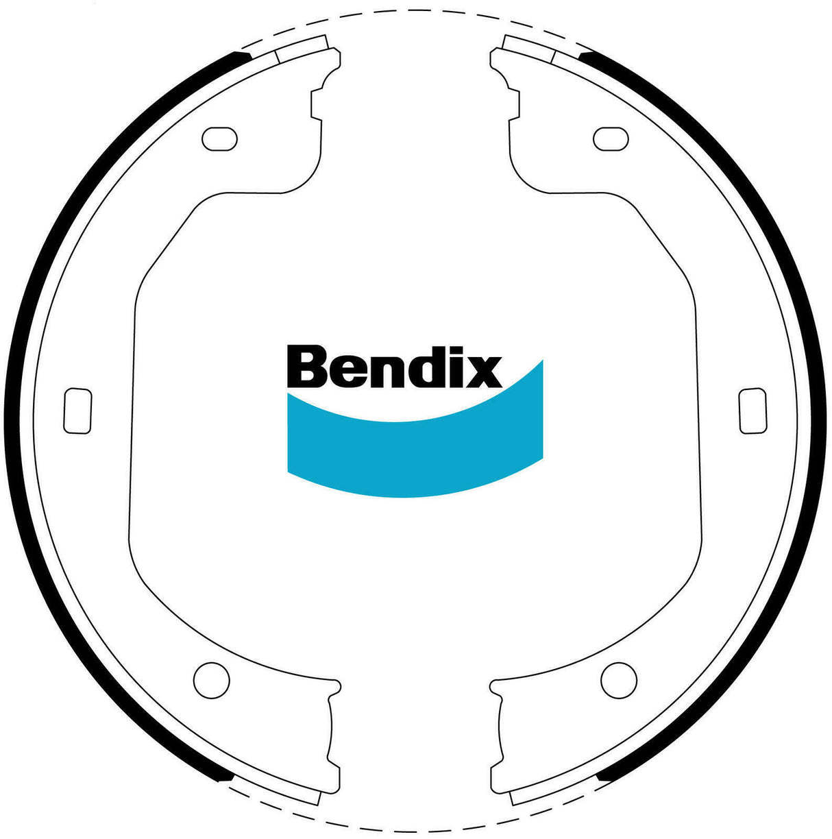 Brake Shoe Set Bendix BS5018 for Holden Colorado RG Ute 2.8 TD 4x4 (U148FH) 2.8LTD LWH