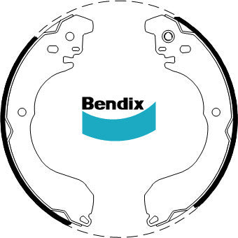 Bendix BS1263 Brake Shoe Set