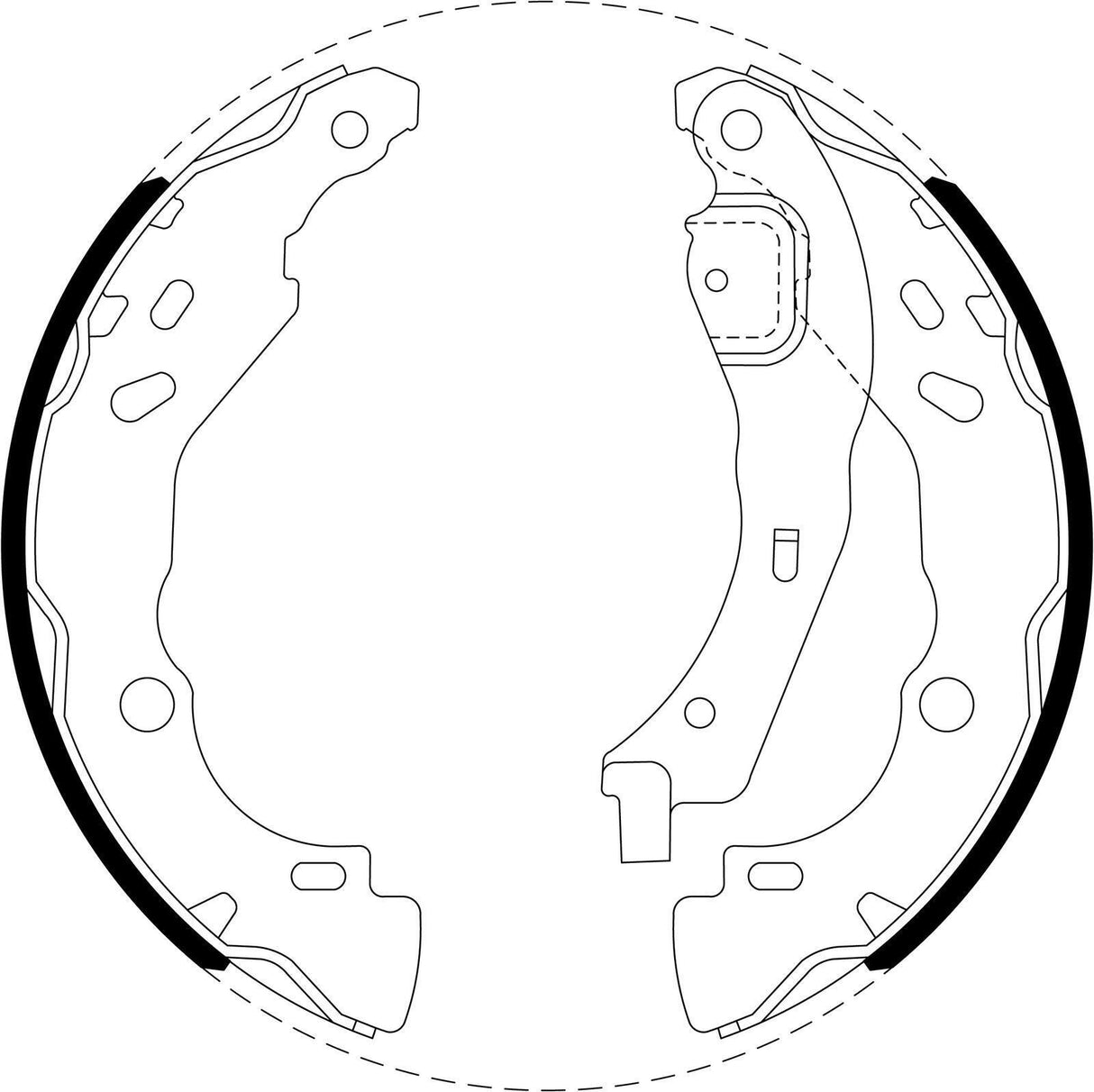 Bendix BS5259 Brake Shoe Set