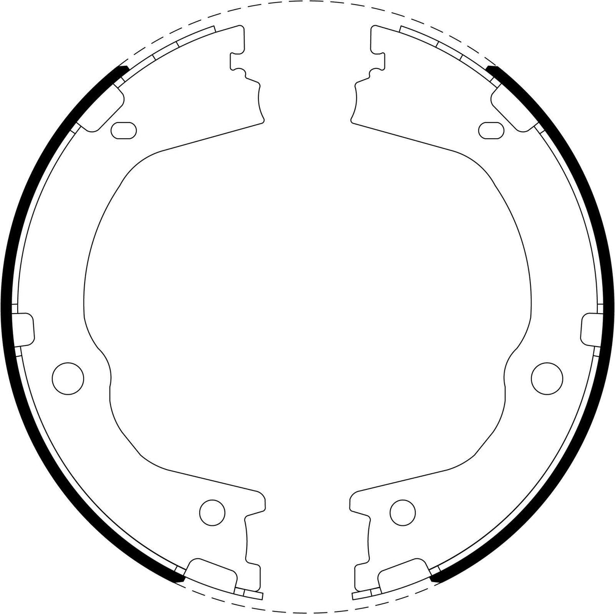 Bendix BS5260 Brake Shoe Set