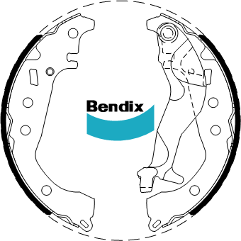 Bendix BS5276 Brake Shoe Set