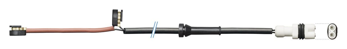 Brake Pads Wear Sensor Bendix BWS1118 for Porsche Cayman 987 Coupe R 3.4 3.4LTP MA1.21