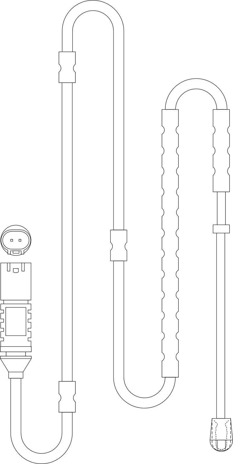 Brake Pads Wear Sensor Bendix BWS1157 for BMW 1 Series F20 Hatchback 125i 2.0LTP B48B20B