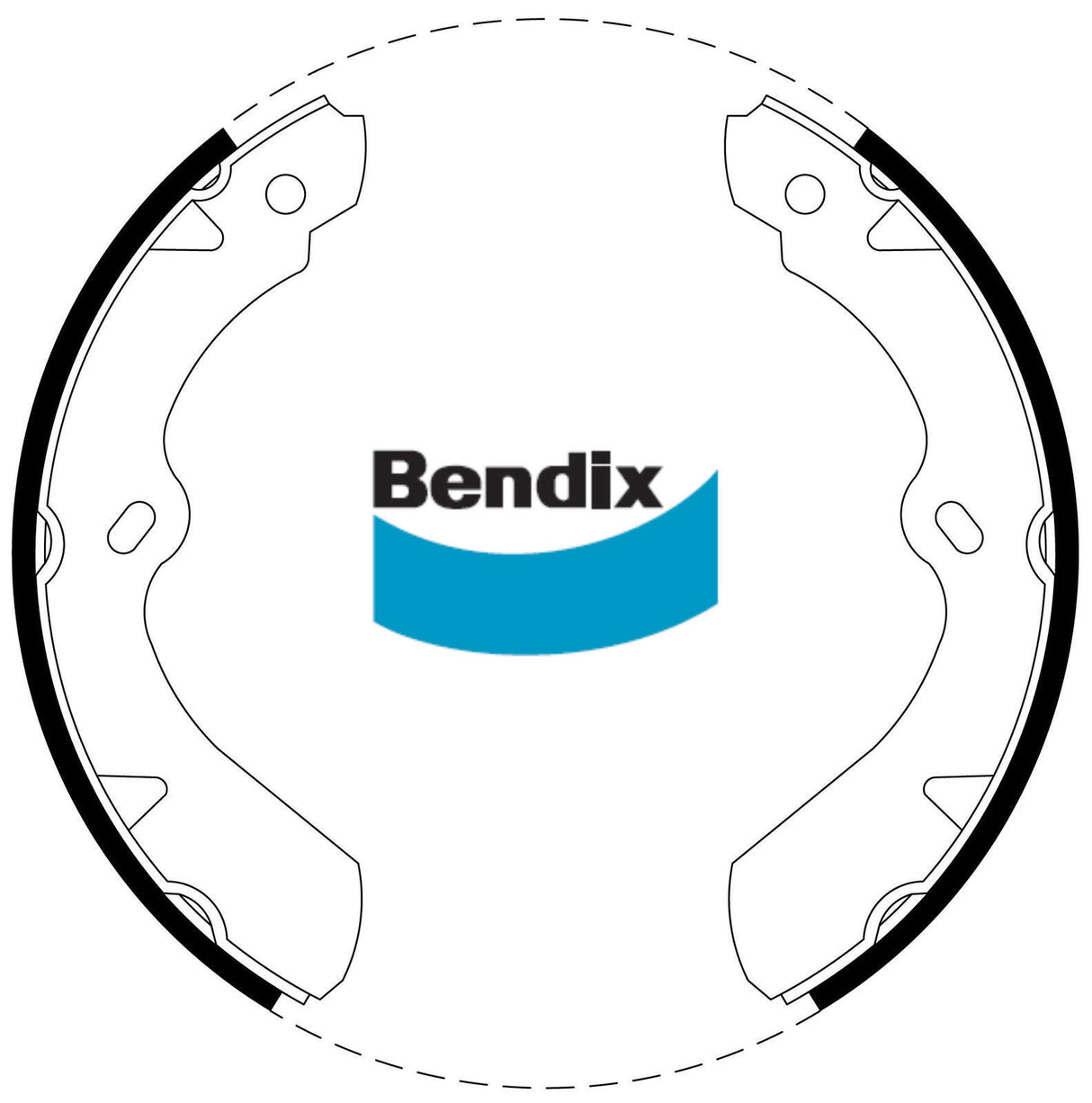 Bendix CBS1555 Brake Shoe Set