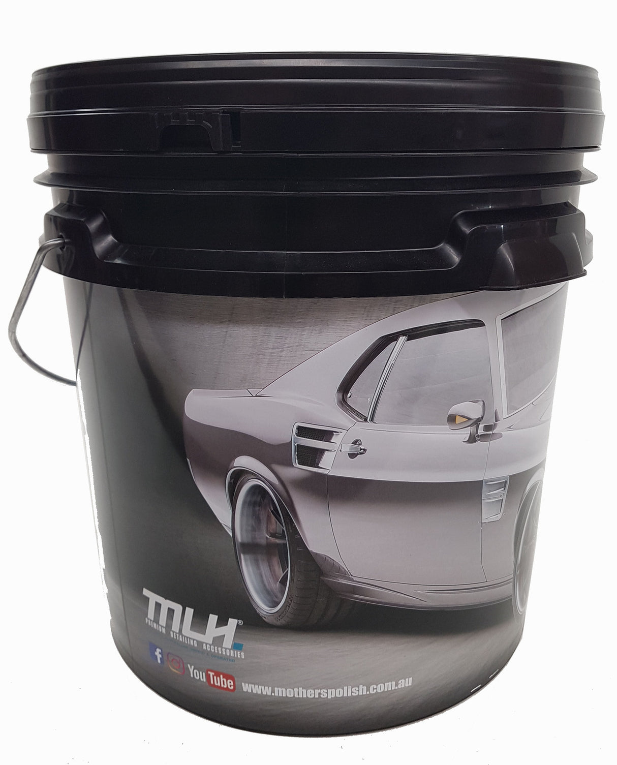 Car Wash Bucket Mothers Polish Gift Pack with Mustang Graphic 65GB17