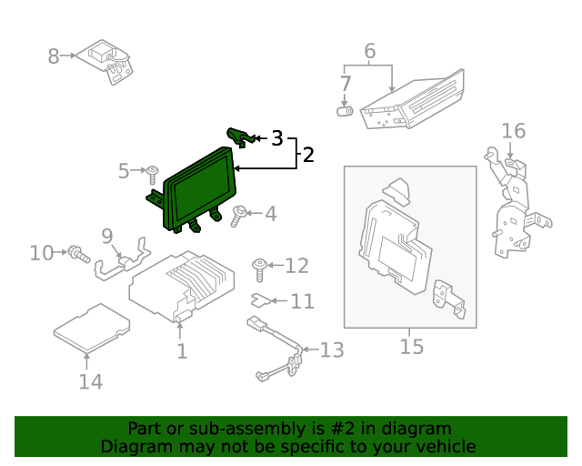 Dash Board Display Information D09H-61-1J0B Genuine for Mazda CX-3 2016-2017