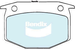 Bendix DB1025 General CT Disc Pad Set