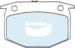 Bendix DB1025 General CT Disc Pad Set