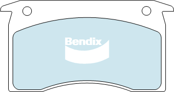 Bendix DB1028 Heavy Duty Disc Pad Set