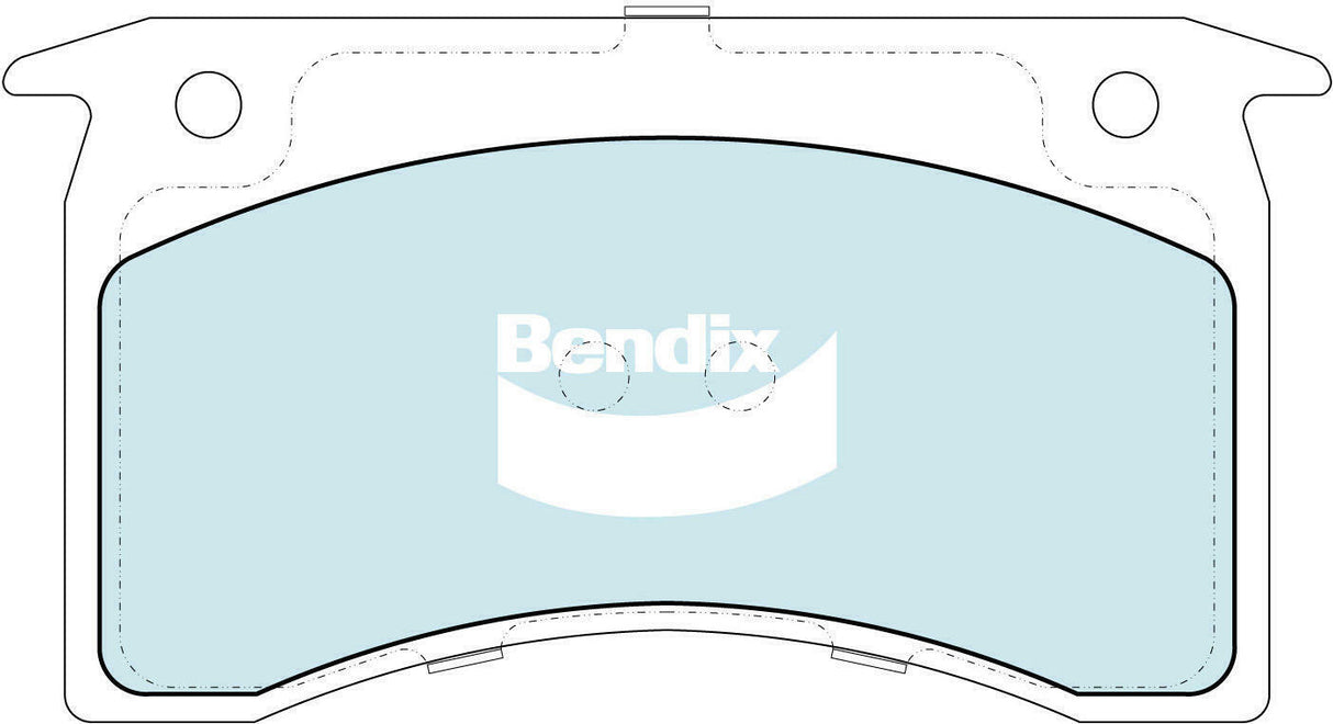 Bendix DB1029 General CT Disc Pad Set