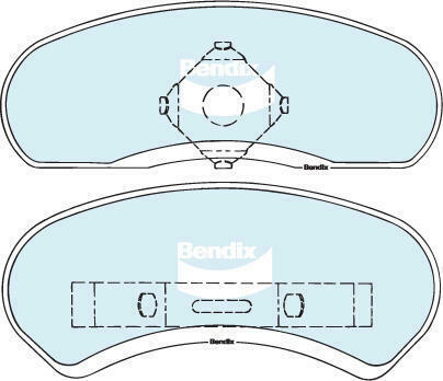 Bendix DB1032 General CT Disc Pad Set