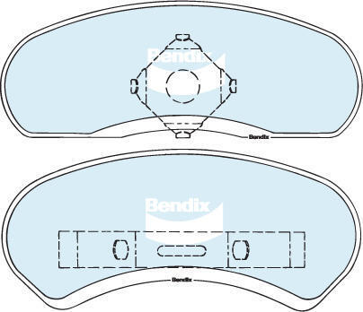 Bendix DB1032 General CT Disc Pad Set