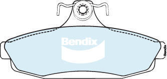 Bendix DB1098 General CT Disc Pad Set