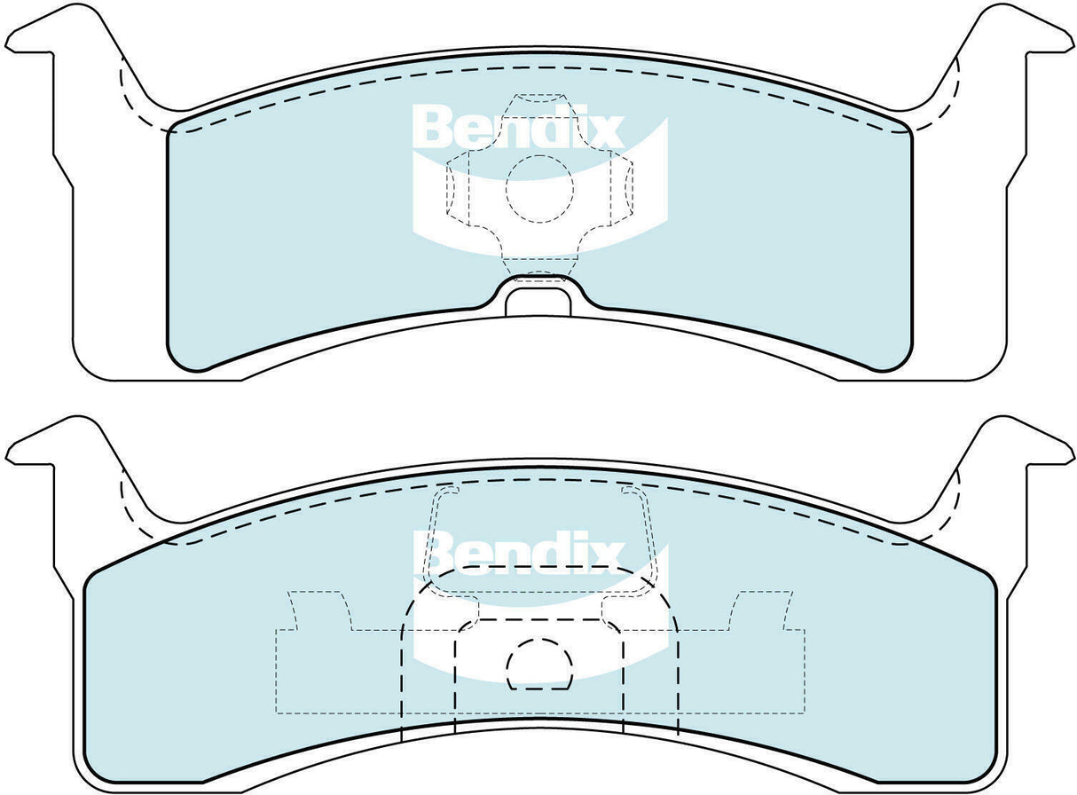 Bendix DB1104 General CT Disc Pad Set