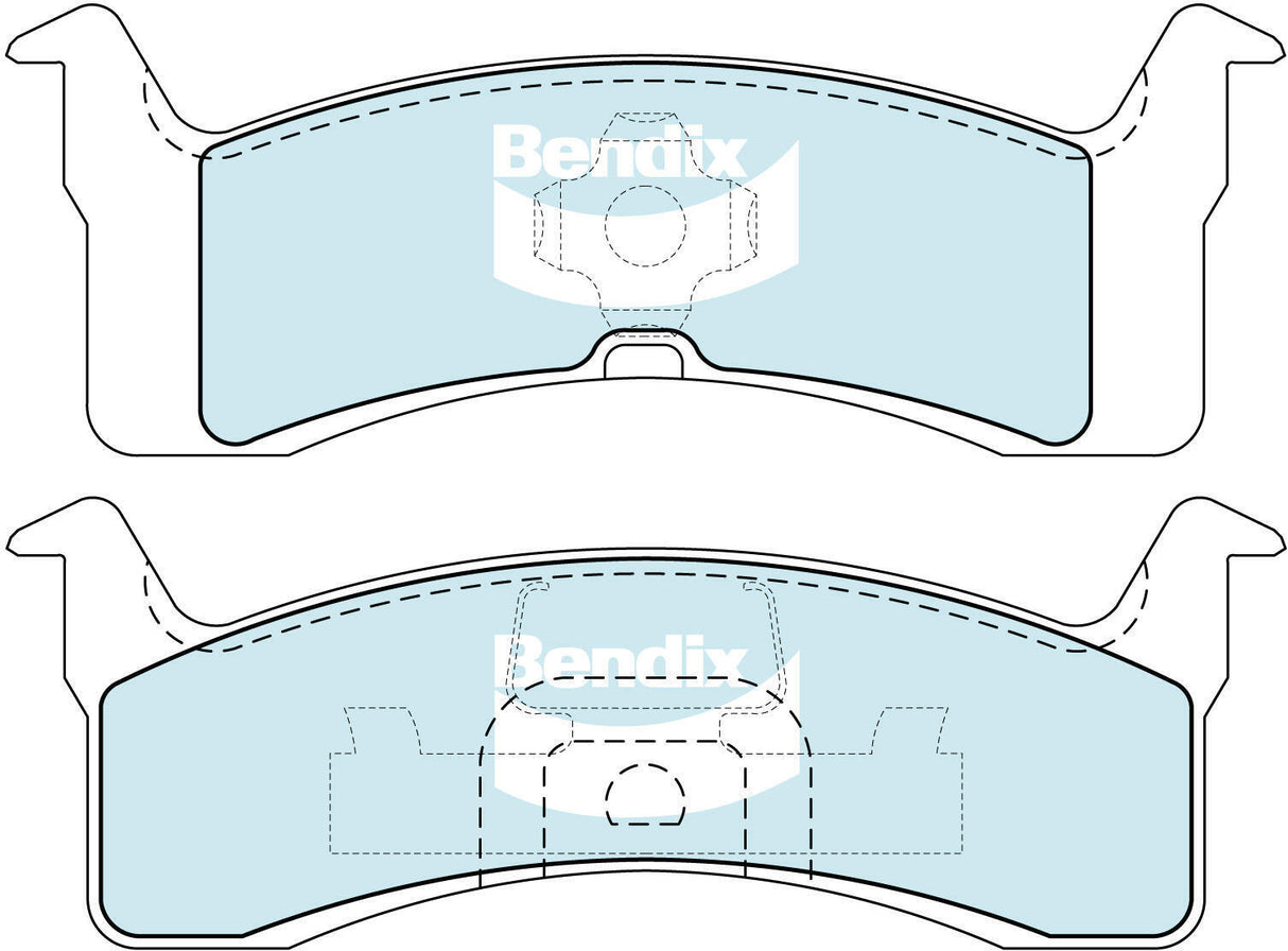 Bendix DB1104 General CT Disc Pad Set