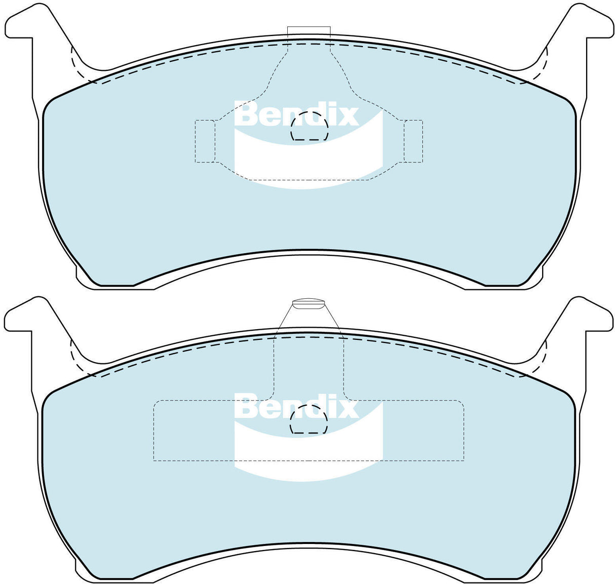 Bendix DB1108 General CT Disc Pad Set