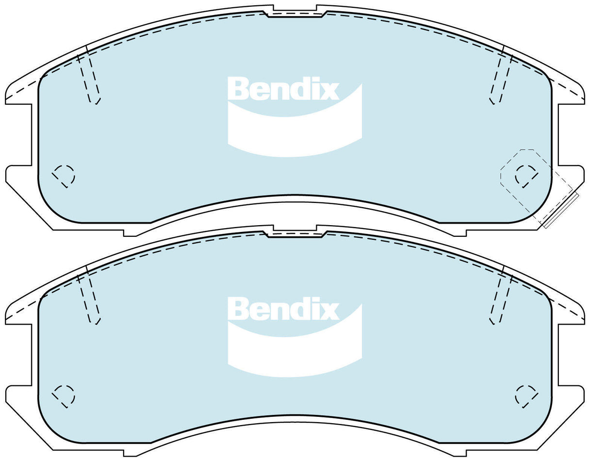 Bendix DB1114 General CT Disc Pad Set