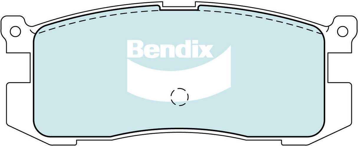 Bendix DB1115 General CT Disc Pad Set