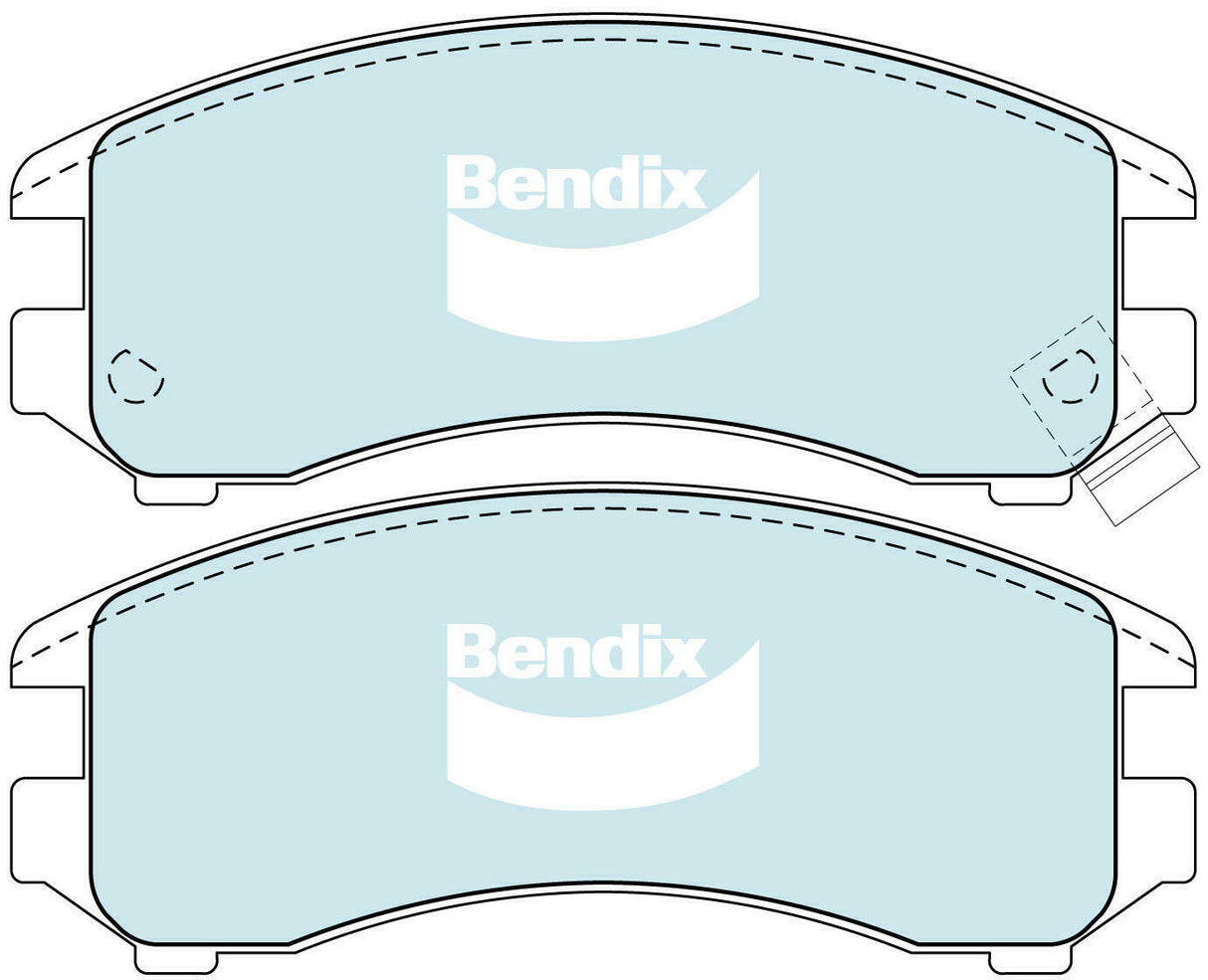 Bendix DB1117 General CT Disc Pad Set