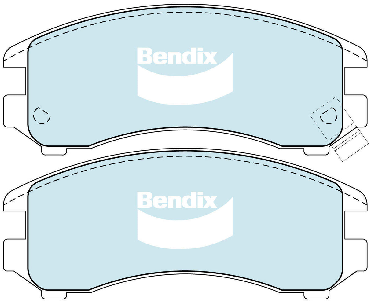 Bendix DB1117 General CT Disc Pad Set