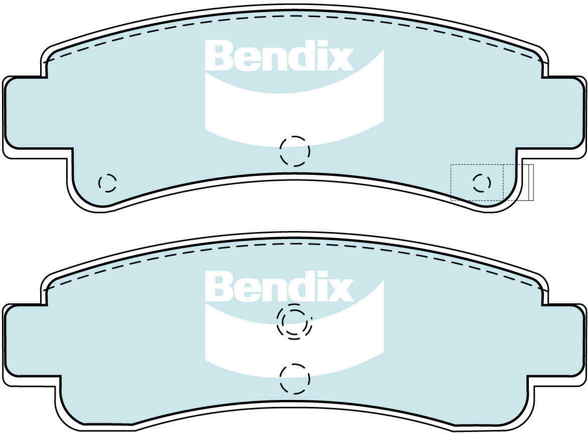 Bendix DB1118 General CT Disc Pad Set