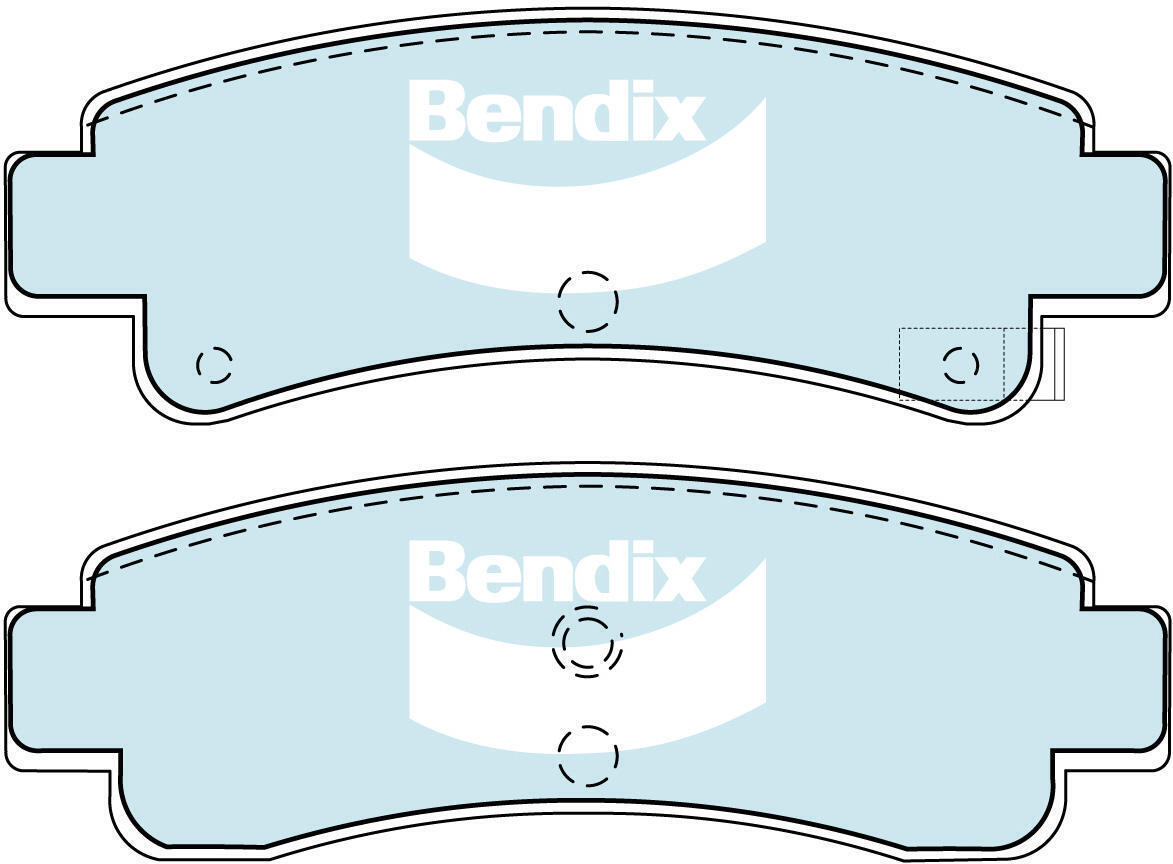 Bendix DB1118 General CT Disc Pad Set