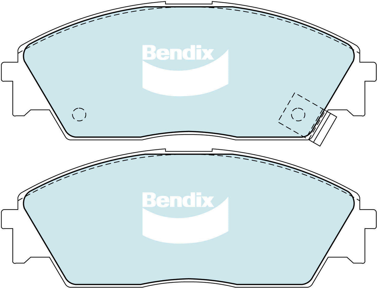 Bendix DB1123 General CT Disc Pad Set