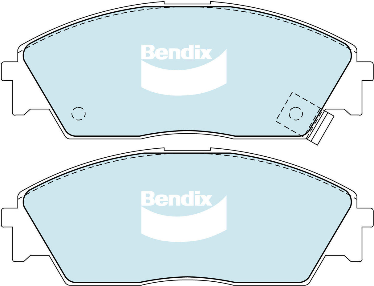 Bendix DB1123 General CT Disc Pad Set