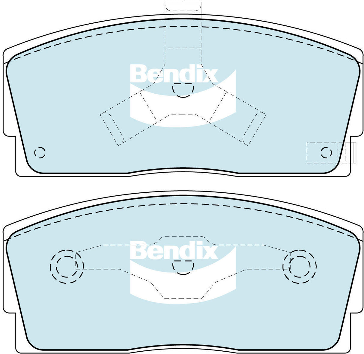 Bendix DB1125 General CT Disc Pad Set