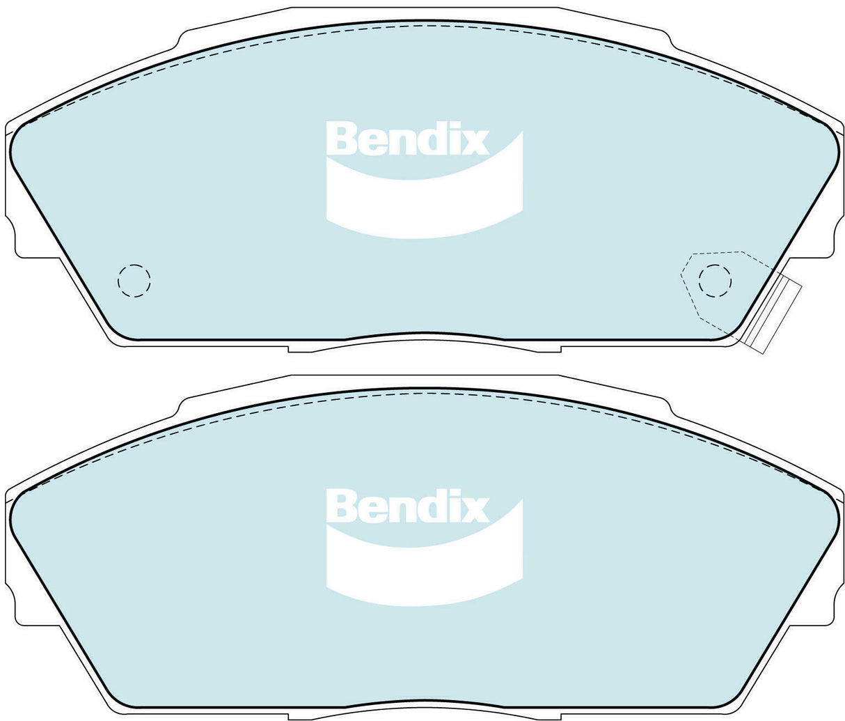 Bendix DB1133 Heavy Duty Disc Pad Set