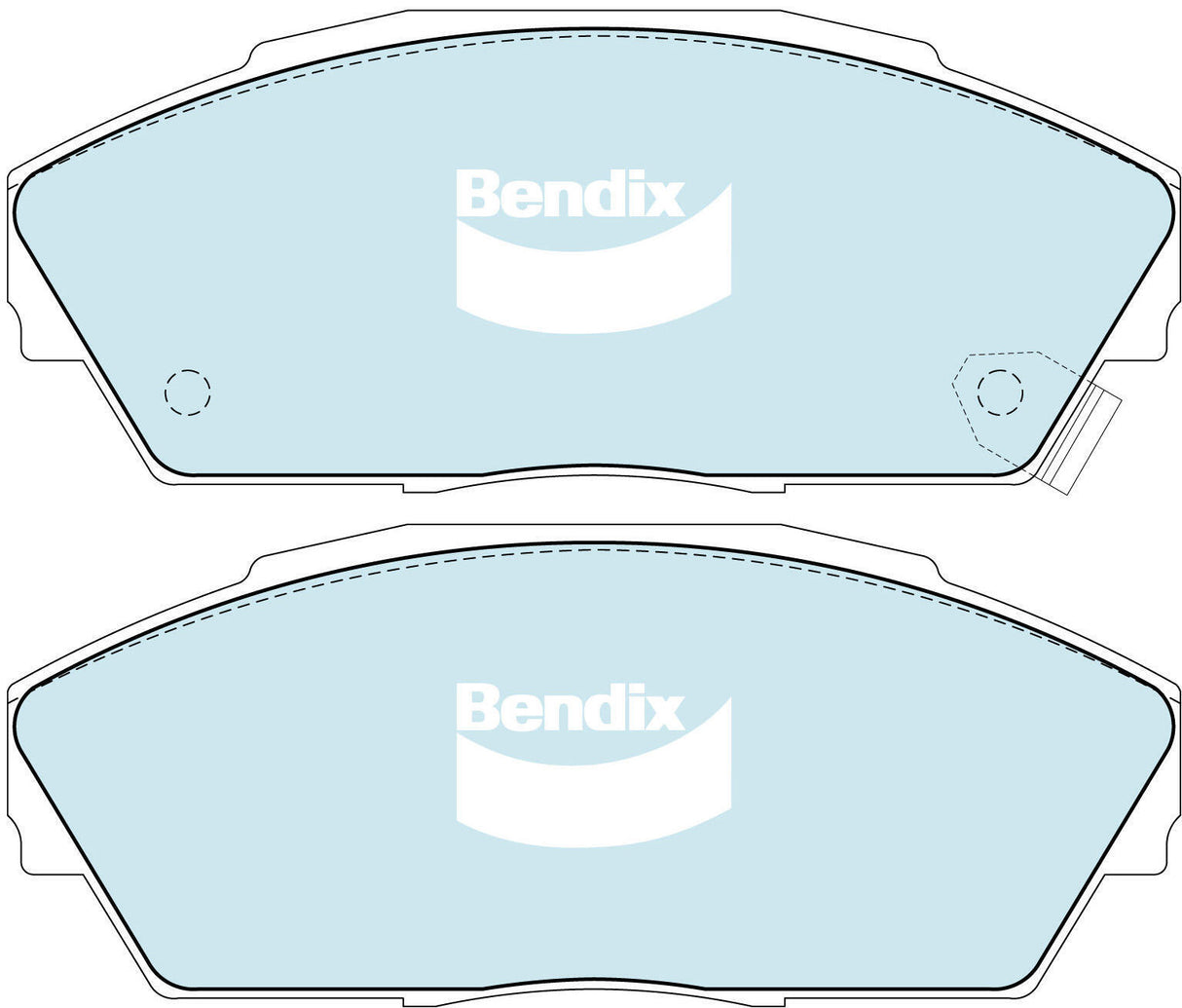 Bendix DB1133 Heavy Duty Disc Pad Set