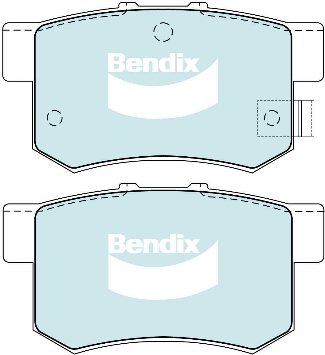 Bendix DB1142 General CT Disc Pad Set