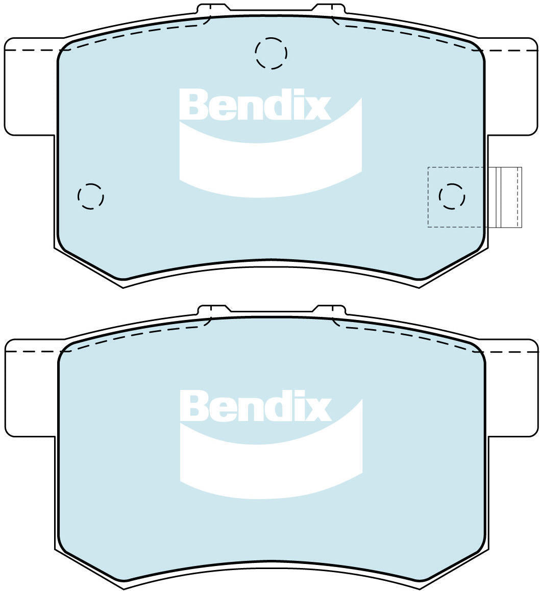 Bendix DB1142 Heavy Duty Disc Pad Set