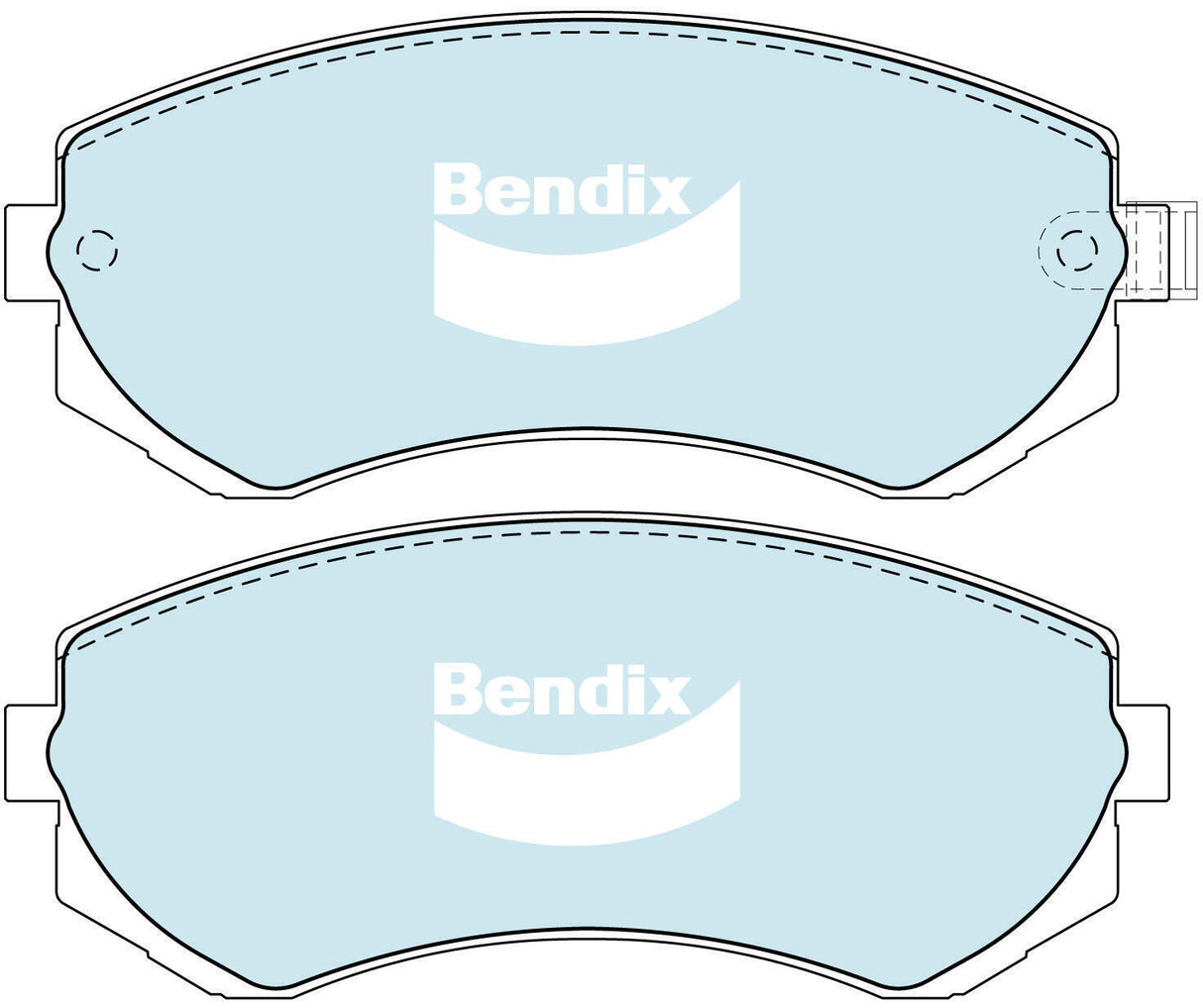 Brake Pads H/Duty Front Bendix DB1148HD for Nissan Patrol Y61 GR GU Station Wagon D 4x4 4.2LTD TD42