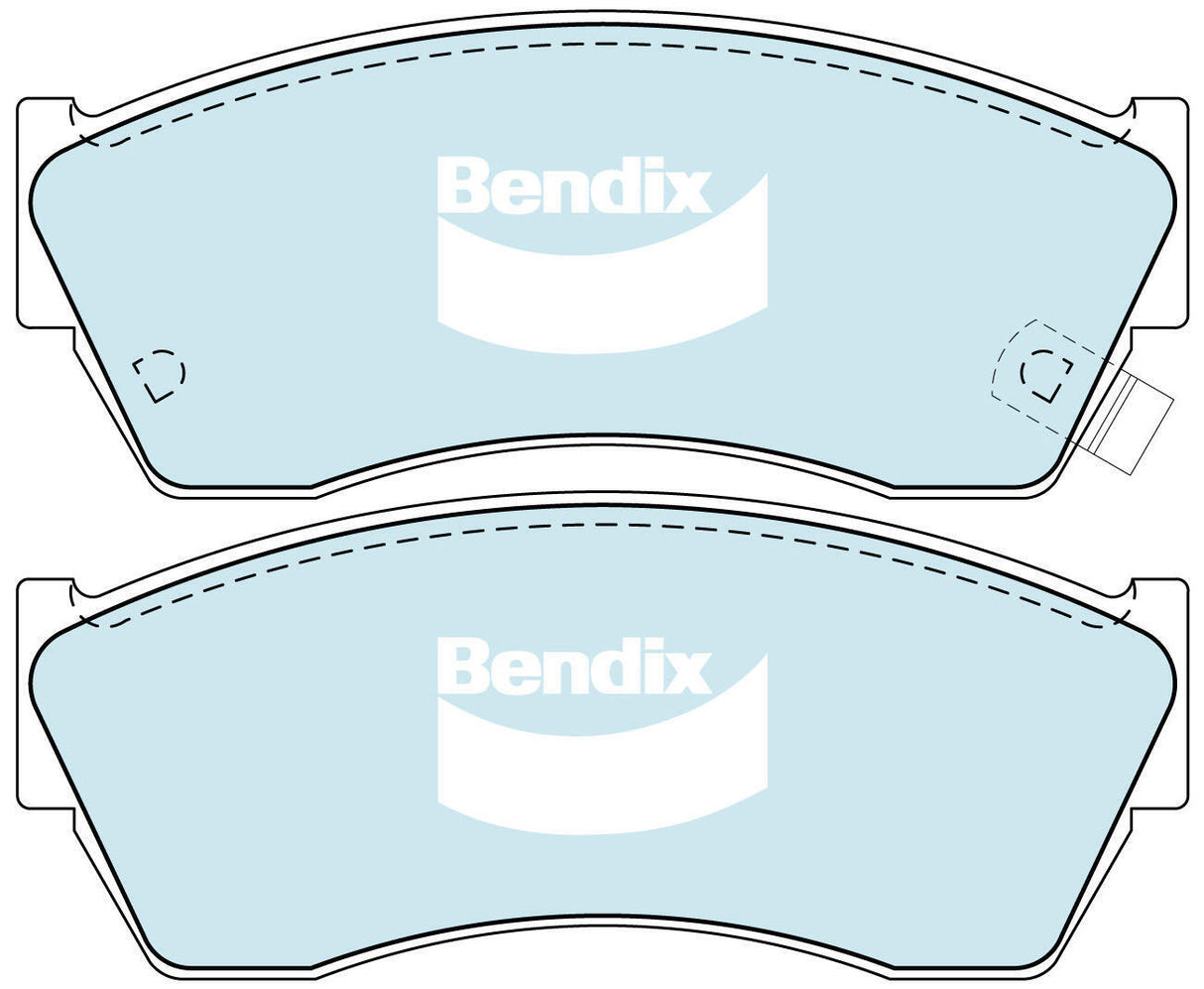 Bendix DB1155 General CT Disc Pad Set