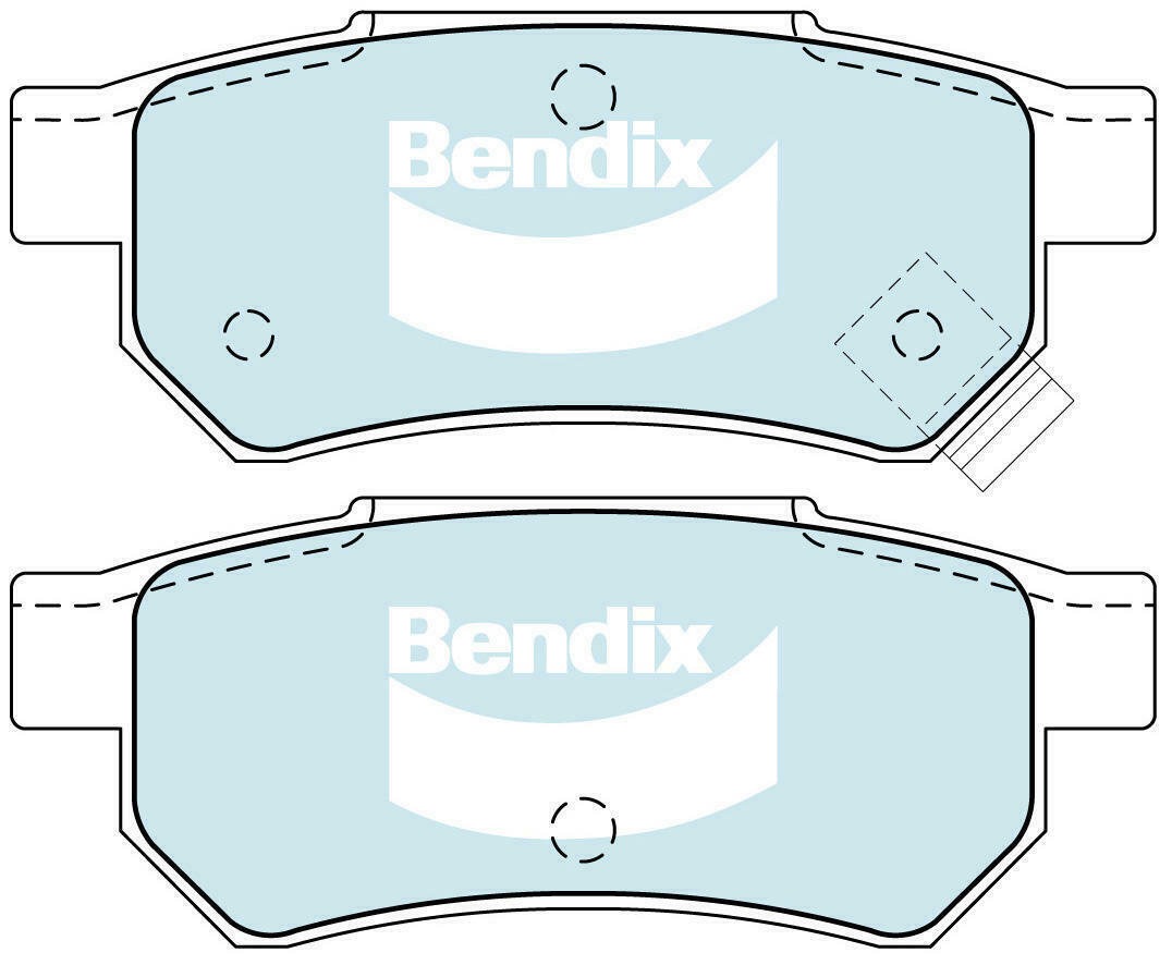 Bendix DB1163 General CT Disc Pad Set
