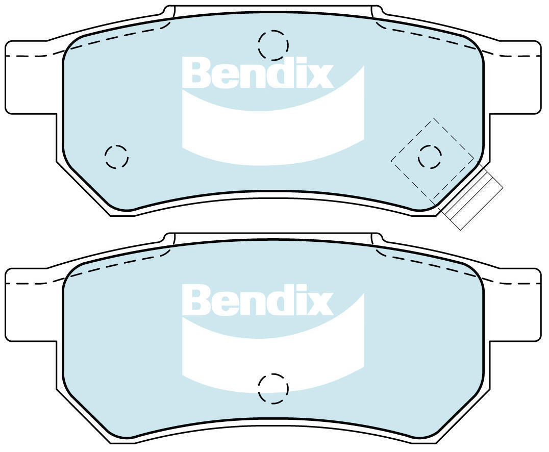 Bendix DB1163 General CT Disc Pad Set