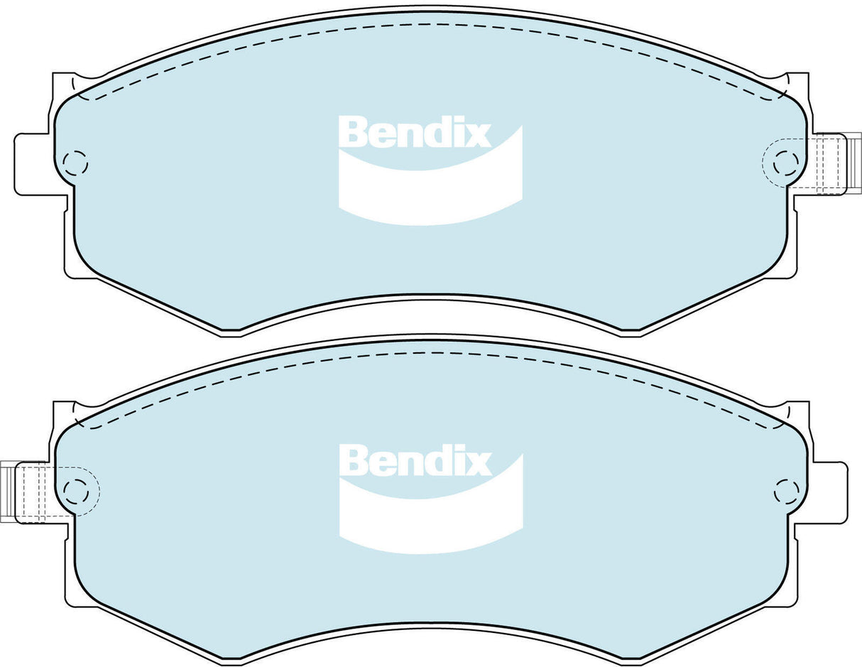 Bendix DB1165 General CT Disc Pad Set